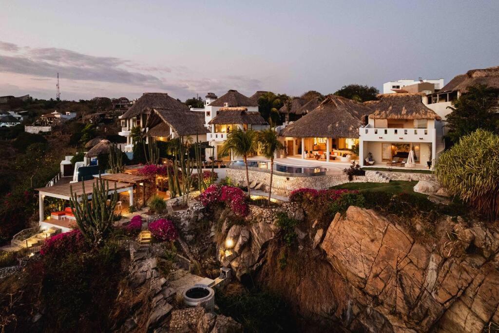 La Gema Escondida Villa Puerto Escondido  Buitenkant foto