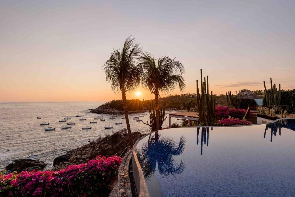La Gema Escondida Villa Puerto Escondido  Buitenkant foto