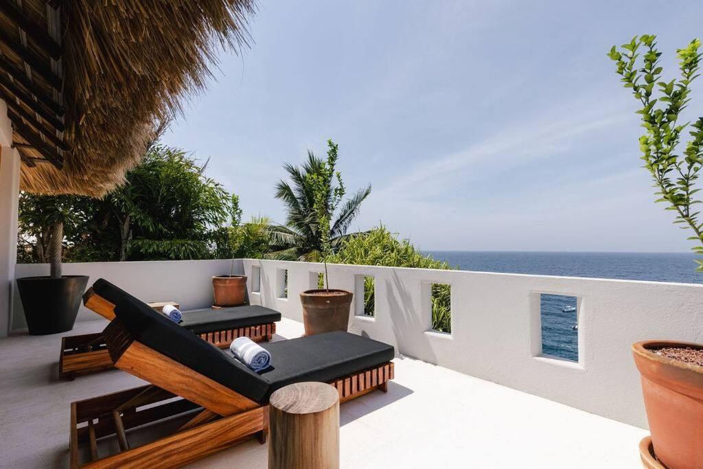 La Gema Escondida Villa Puerto Escondido  Buitenkant foto